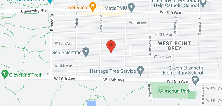 map of 4453 W 14TH AVENUE
